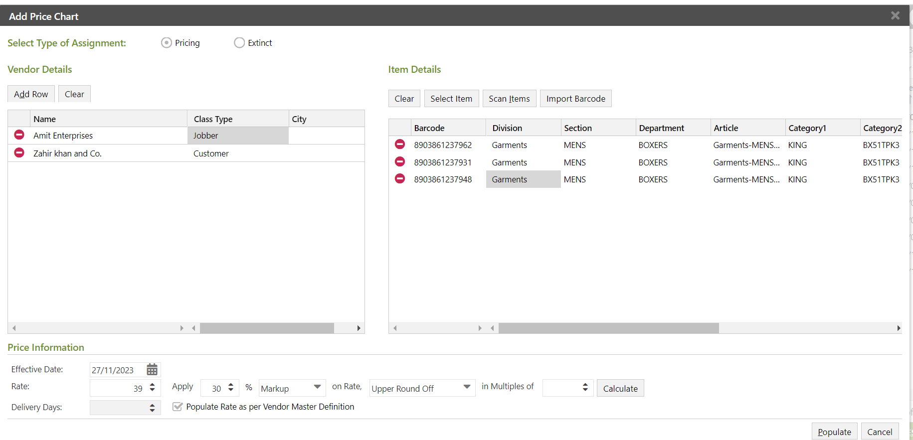 Simplify Regular Purchases with Price Charts