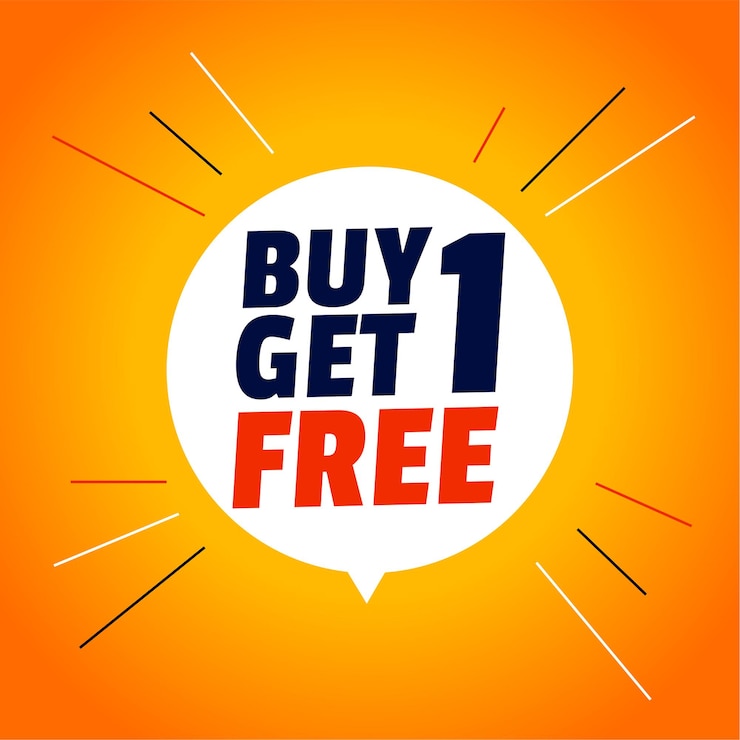 Buy One Get One Free encourages people to buy more 